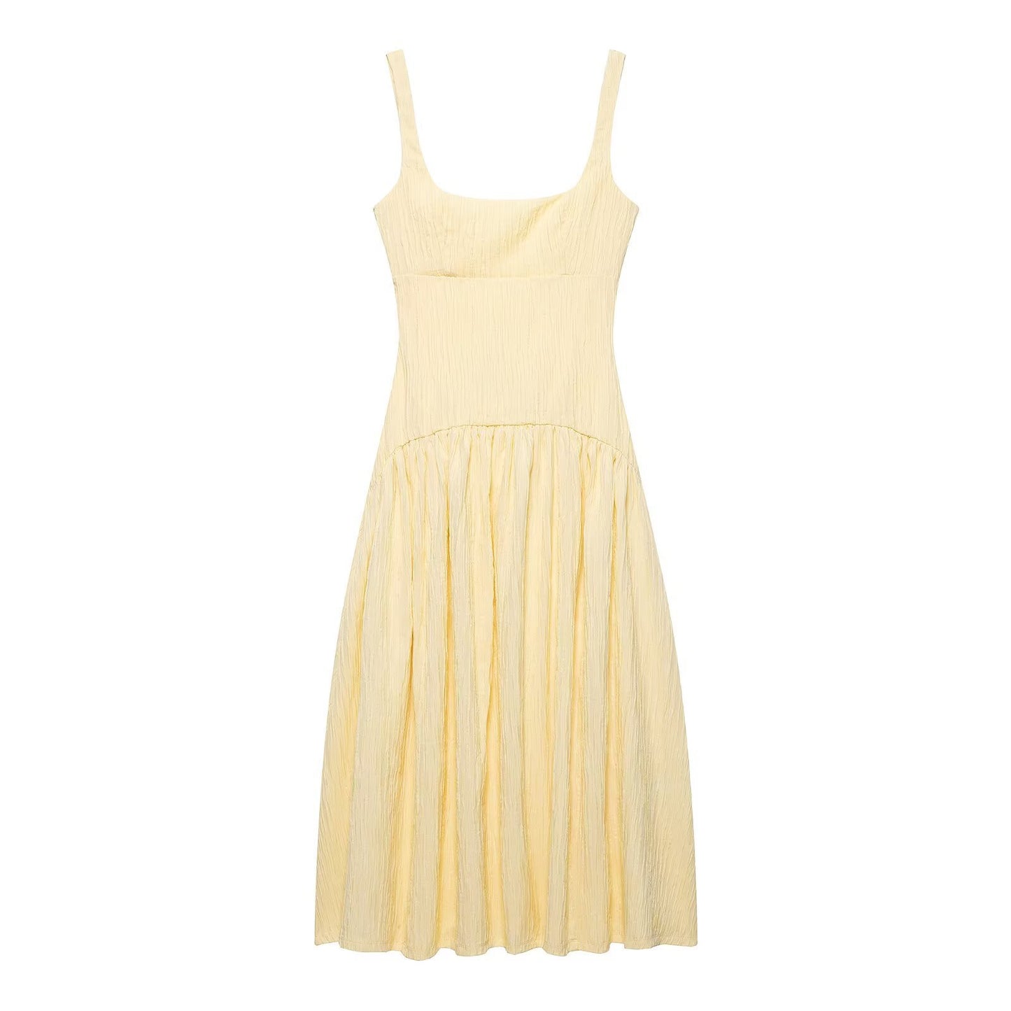 Buttergelbes Kleid