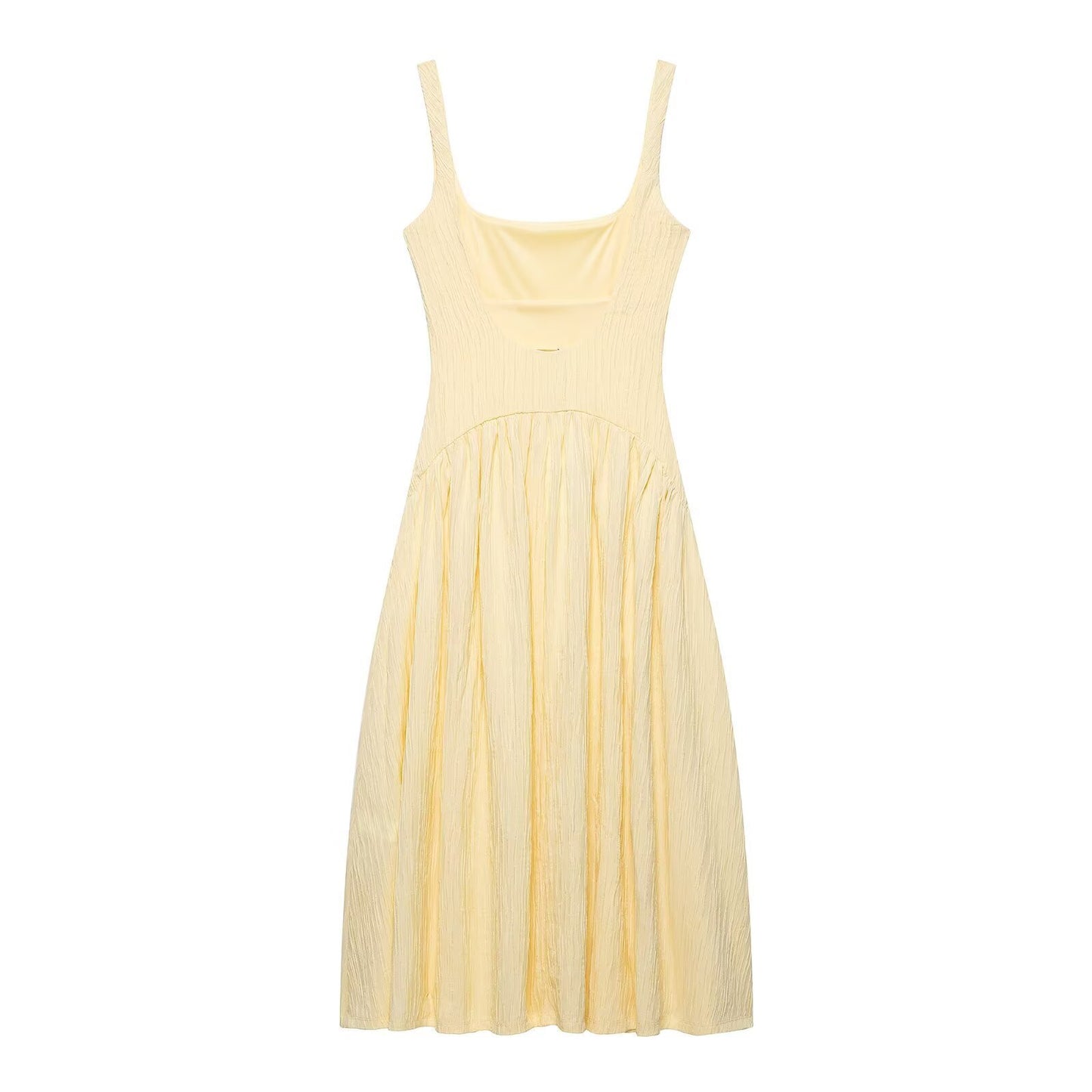 Buttergelbes Kleid