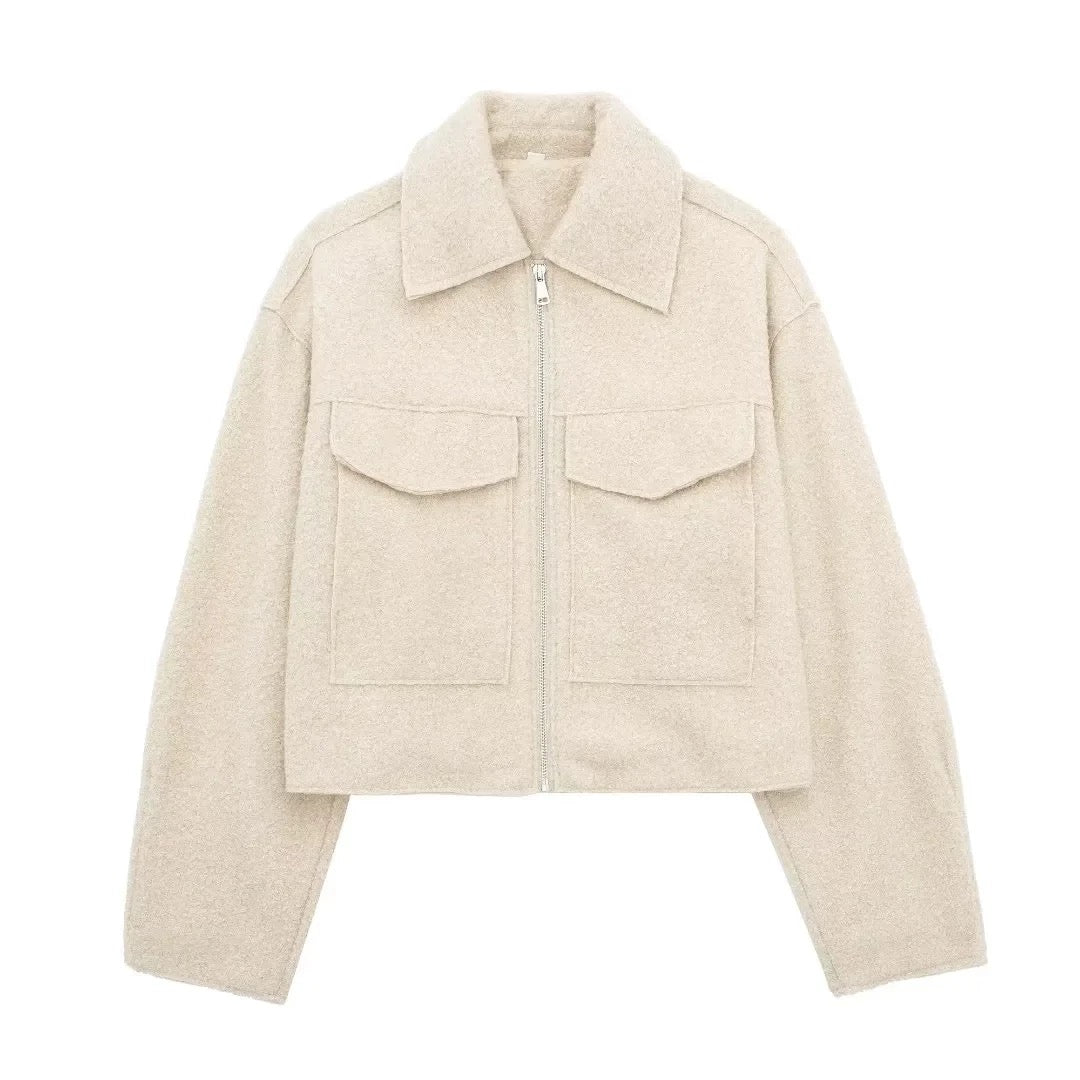 Cropped Utility Jacket