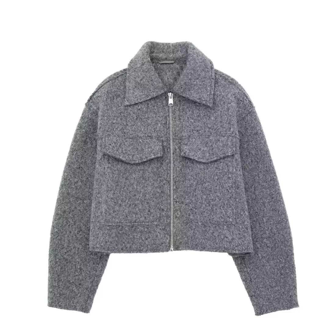 Cropped Utility Jacket