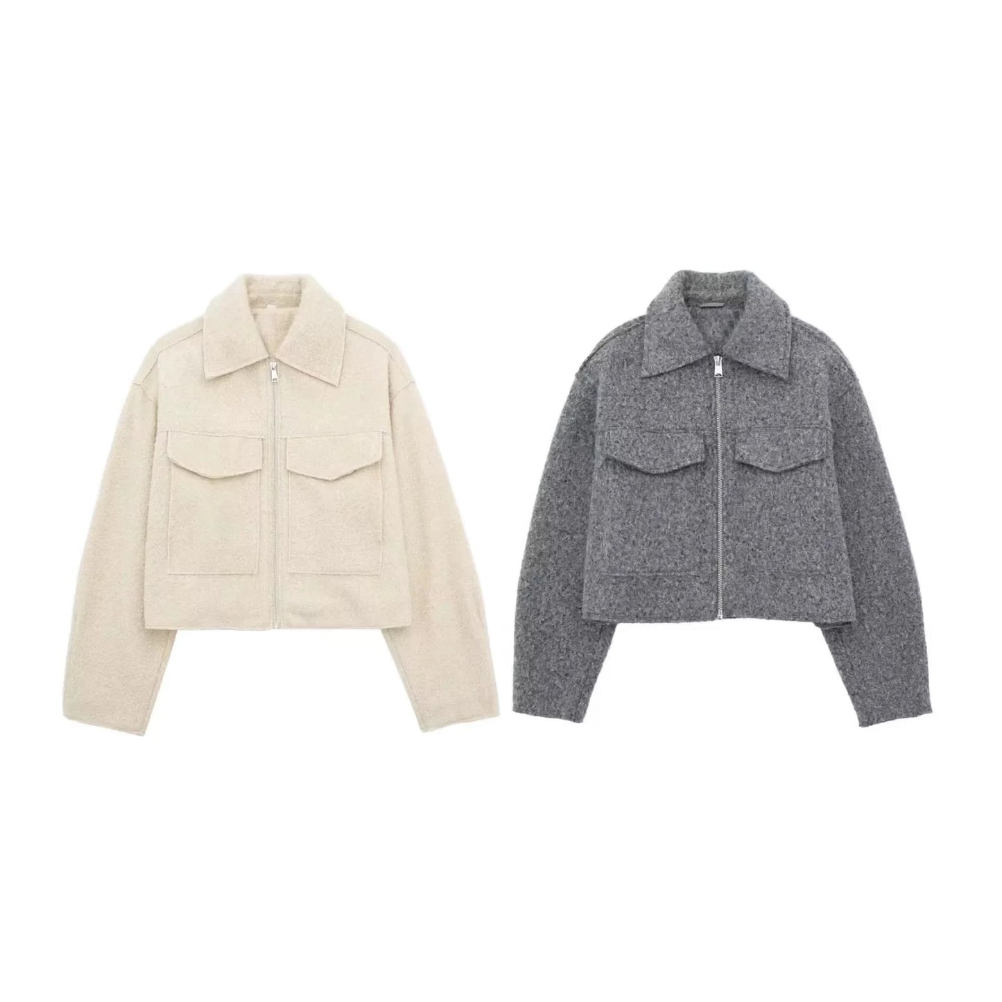 Cropped Utility Jacket