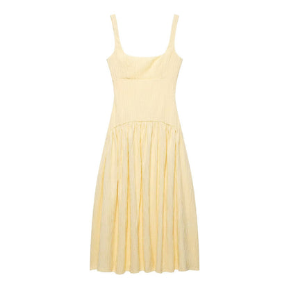 Buttergelbes Kleid